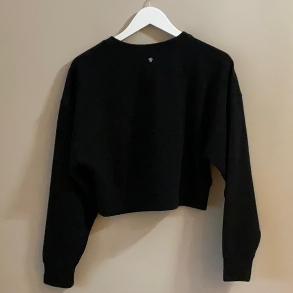 AS Revival black long sleeve cropped sweatshirt - Picture 4 of 7